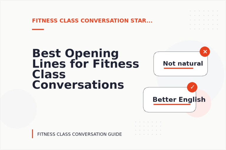 Best Opening Lines for Fitness Class Conversations Best Opening Lines for Fitness Class Conversations