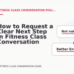 How to Request a Clear Next Step in Fitness Class Conversation English