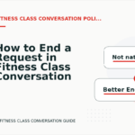 How to End a Request in Fitness Class Conversation English