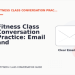 Fitness Class Conversation Practice: Email and Message Examples